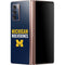 University of Michigan Wolverines M Galaxy Z Fold2 5G Skin