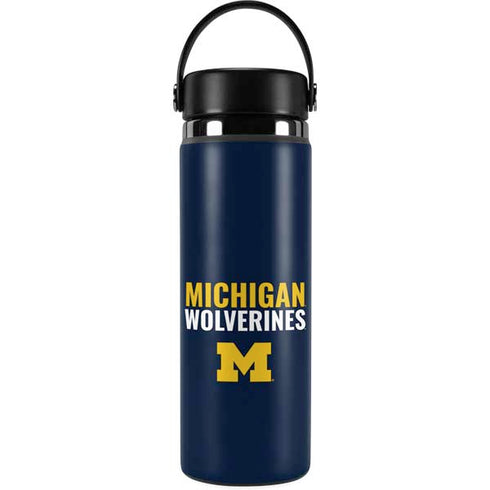University of Michigan Wolverines M Hydro Flask 20oz Wide Mouth Skin