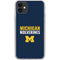 University of Michigan Wolverines M iPhone 11 Clear Case