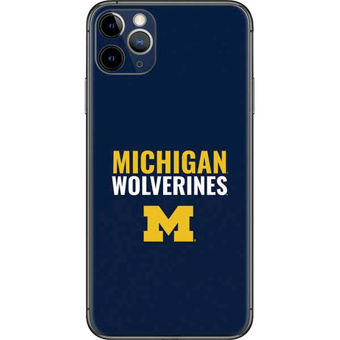University of Michigan Wolverines M iPhone 11 Pro Max Skin
