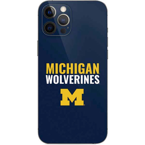 University of Michigan Wolverines M iPhone 12 Pro Max Skin