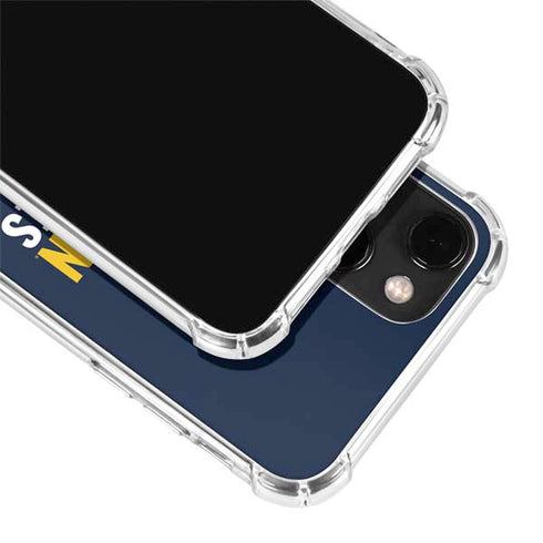University of Michigan Wolverines M iPhone 15 Plus Clear Case