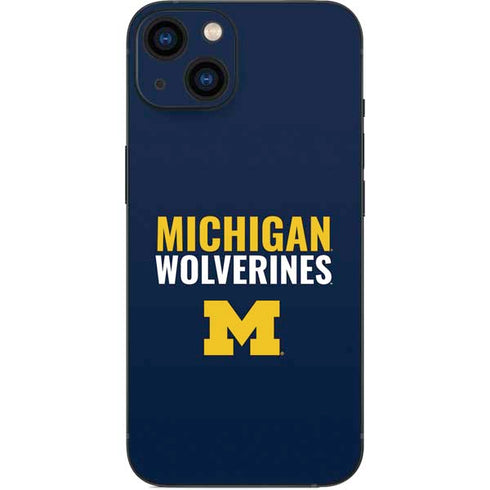 University of Michigan Wolverines M iPhone 15 Plus Skin
