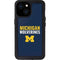 University of Michigan Wolverines M iPhone 15 Waterproof Case