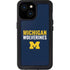 University of Michigan Wolverines M iPhone 15 Waterproof Case