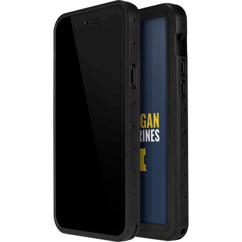 University of Michigan Wolverines M iPhone 15 Waterproof Case
