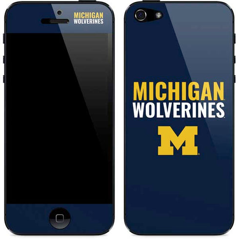 Michigan Wolverines M iPhone 5/5s/5SE Skin