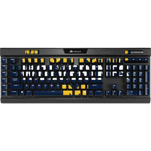 University of Michigan Wolverines M K95 RGB PLATINUM Mechanical Gaming Keyboard Skin