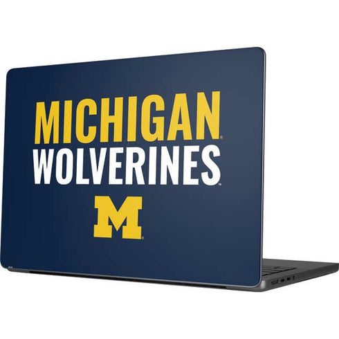 University of Michigan Wolverines M MacBook Pro 14in (2021-24) Skin