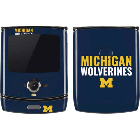 University of Michigan Wolverines M Motorola RAZR Skin