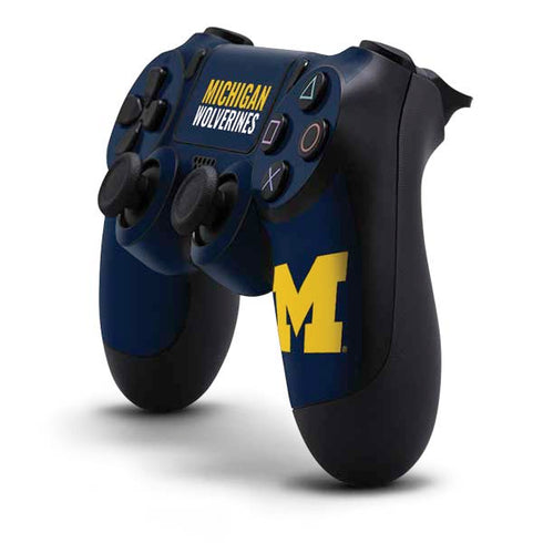 Michigan Wolverines M PS4 Controller Skin