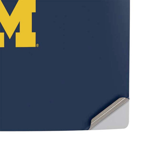 University of Michigan Wolverines M PS5 Slim Digital Edition Console Skin