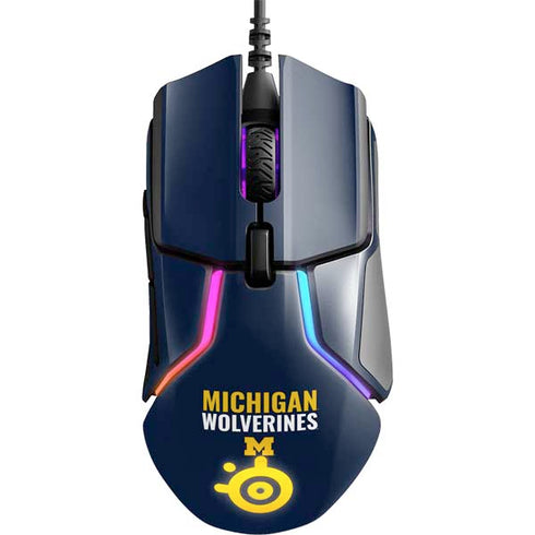 University of Michigan Wolverines M SteelSeries Rival 600 Gaming Mouse Skin