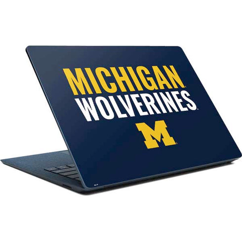 Michigan Wolverines M Surface Laptop Skin