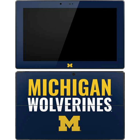 Michigan Wolverines M Surface Pro Tablet Skin