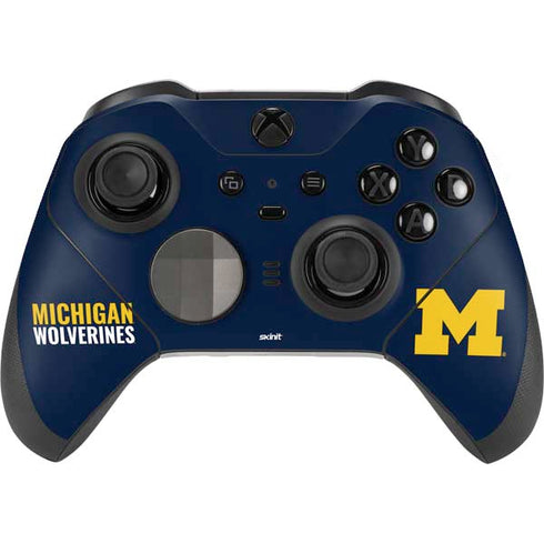 University of Michigan Wolverines M Xbox Elite Wireless Controller Series 2 Skin