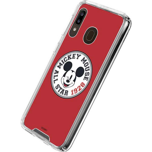 Disney Mickey Mouse All Star 1928 Galaxy A30 Clear Case