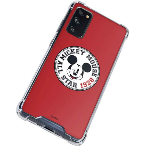 Disney Mickey Mouse All Star 1928 Galaxy S20 FE Clear Case