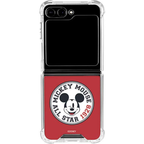 Disney Mickey Mouse All Star 1928 Galaxy Z Flip5 5G Clear Case