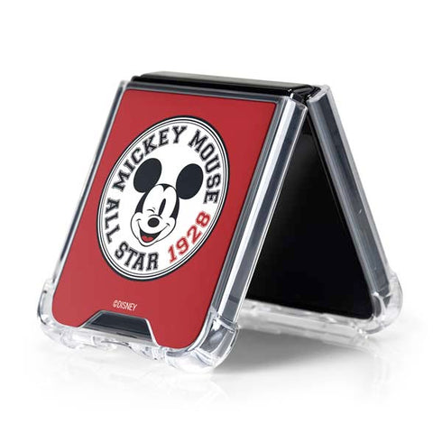Disney Mickey Mouse All Star 1928 Galaxy Z Flip5 5G Clear Case