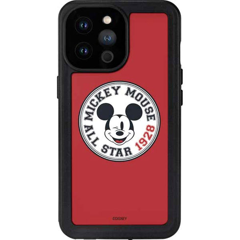 Disney Mickey Mouse All Star 1928 iPhone 14 Pro Max Waterproof Case