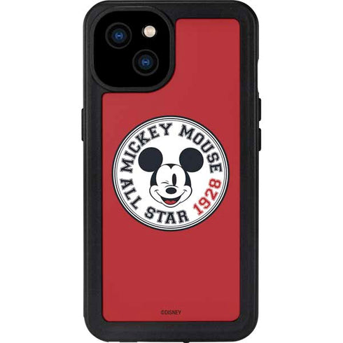 Disney Mickey Mouse All Star 1928 iPhone 15 Plus Waterproof Case