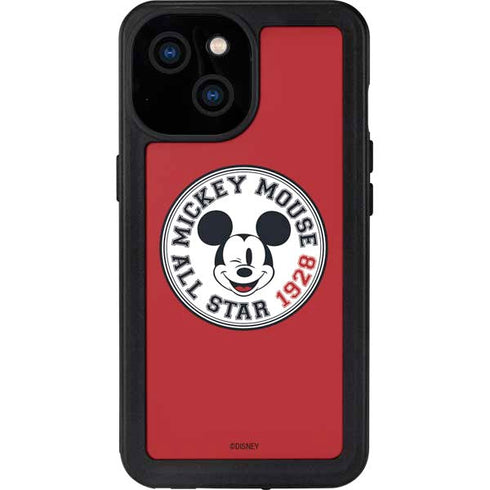Disney Mickey Mouse All Star 1928 iPhone 15 Waterproof Case