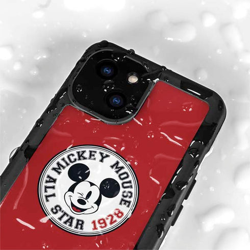 Disney Mickey Mouse All Star 1928 iPhone 15 Waterproof Case