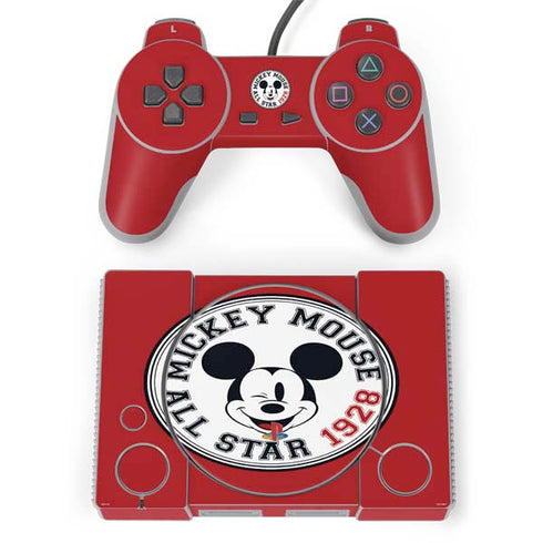 Disney Mickey Mouse All Star 1928 PlayStation Classic Bundle Skin