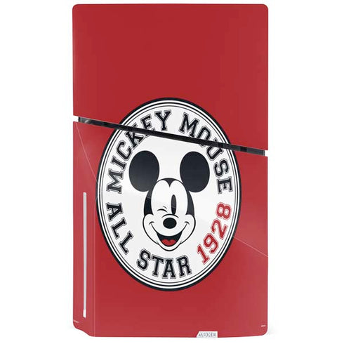 Disney Mickey Mouse All Star 1928 PS5 Slim Disk Console Skin