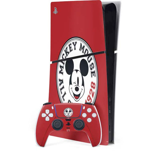 Disney Mickey Mouse All Star 1928 PS5 Slim Digital Edition Bundle Skin