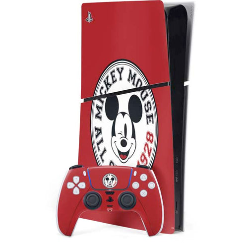 Disney Mickey Mouse All Star 1928 PS5 Slim Digital Edition Console Skin