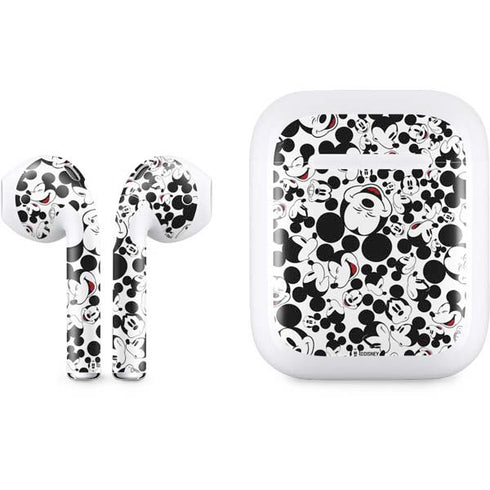 Disney Mickey Mouse Face Pattern Apple AirPods Skin