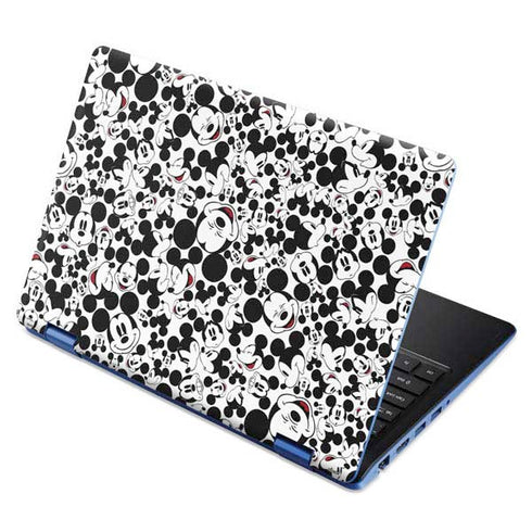 Disney Mickey Mouse Face Pattern Aspire R11 11.6in Skin