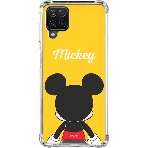 Disney Mickey Mouse Backwards Galaxy A12 Clear Case