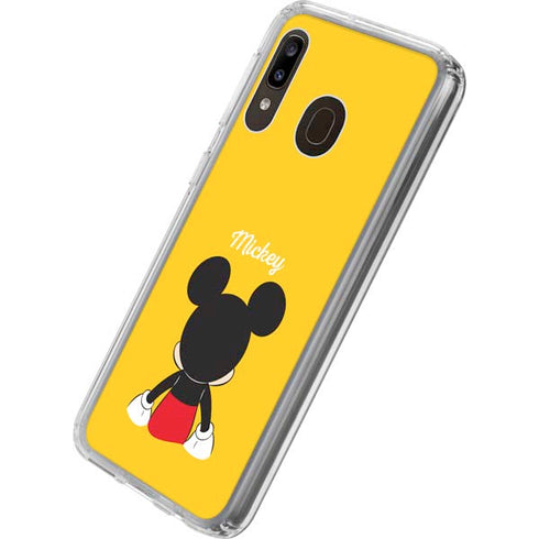 Disney Mickey Mouse Backwards Galaxy A20 Clear Case