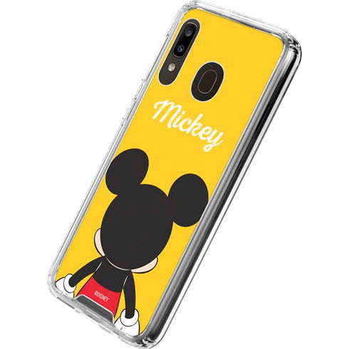 Disney Mickey Mouse Backwards Galaxy A30 Clear Case
