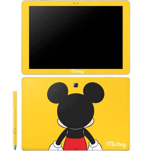 Disney Mickey Mouse Backwards Galaxy Book 12in Skin