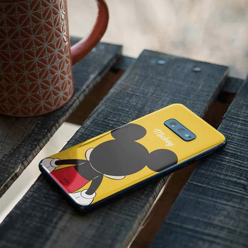 Disney Mickey Mouse Backwards Galaxy S10e Skin