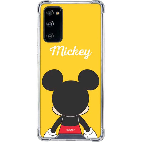 Disney Mickey Mouse Backwards Galaxy S20 FE Clear Case