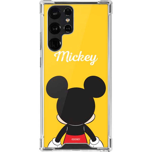Disney Mickey Mouse Backwards Galaxy S22 Ultra Clear Case