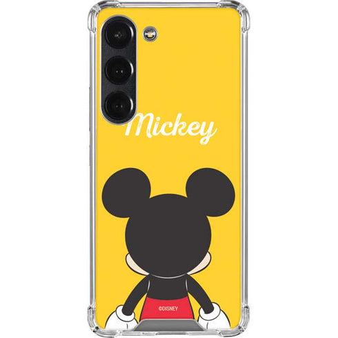 Disney Mickey Mouse Backwards Galaxy S23 Clear Case