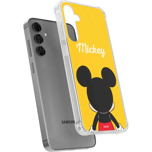 Disney Mickey Mouse Backwards Galaxy S24 Plus Clear Case