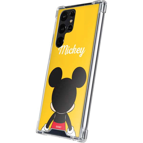 Disney Mickey Mouse Backwards Galaxy S24 Ultra Clear Case