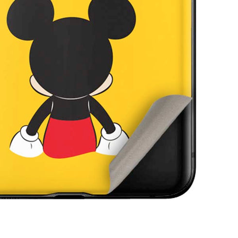 Disney Mickey Mouse Backwards Galaxy Z Flip Skin