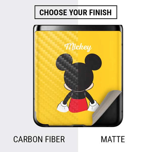 Disney Mickey Mouse Backwards Galaxy Z Flip Skin