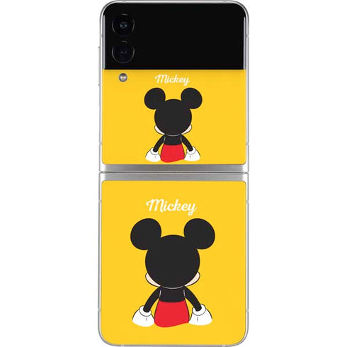 Disney Mickey Mouse Backwards Galaxy Z Flip3 5G Skin