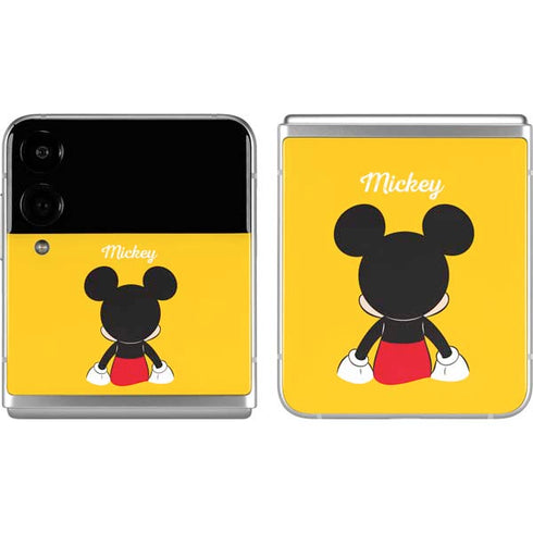 Disney Mickey Mouse Backwards Galaxy Z Flip4 5G Skin