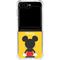 Disney Mickey Mouse Backwards Galaxy Z Flip5 5G Clear Case