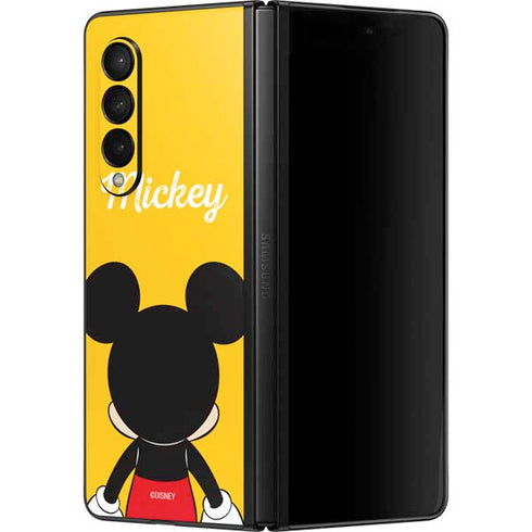 Disney Mickey Mouse Backwards Galaxy Z Fold3 5G Skin